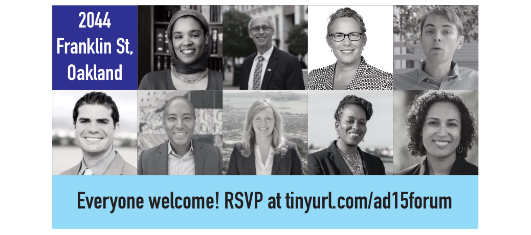 AD15 Candidate Housing Forum – January 24th